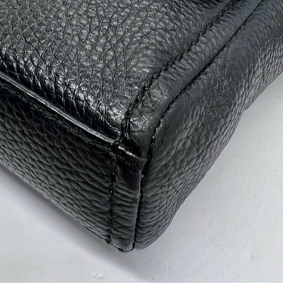 Kate Spade Black Pebbled Leather Crossbody Bag GUC - Picture 4 of 16